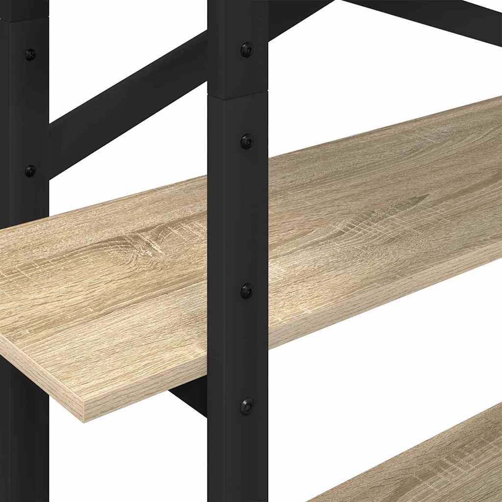 vidaXL Ράφι Βιβλίων Δρύς Sonoma 100 x 33,5 x 140 εκ Επεξεργασμένο ξύλο