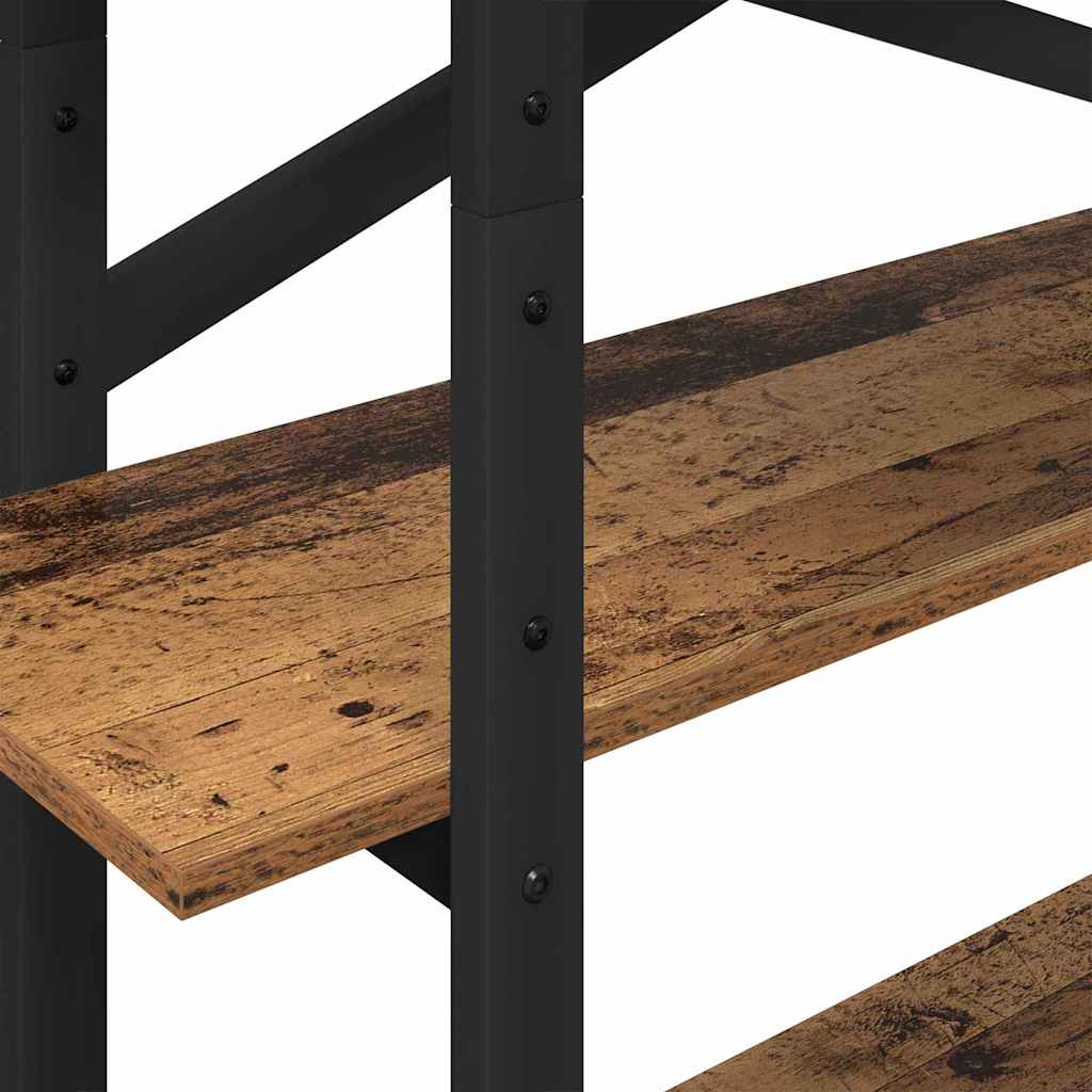 vidaXL Ράφι Βιβλίων Παλιό Ξύλο 100 x 33,5 x 140 εκ Επεξεργασμένο ξύλο