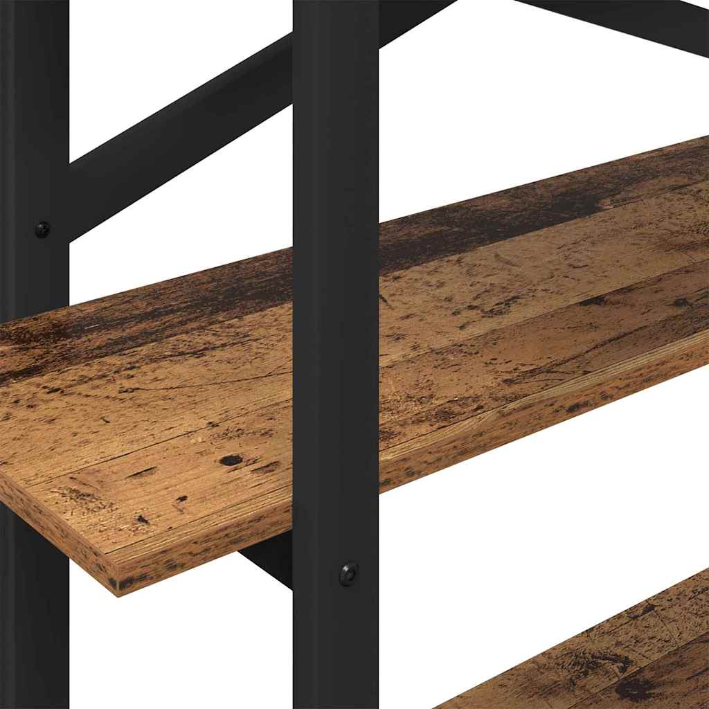 vidaXL Ράφι Βιβλίων Παλιό Ξύλο 100 x 33,5 x 102 εκ Επεξεργασμένο ξύλο