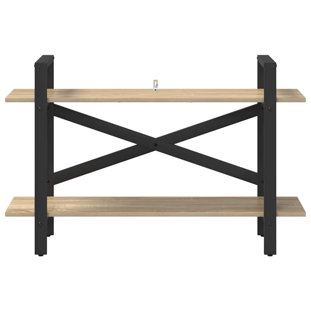 vidaXL Ράφι Βιβλίων Δρύς Sonoma 100 x 33,5 x 64 εκ Επεξεργασμένο ξύλο