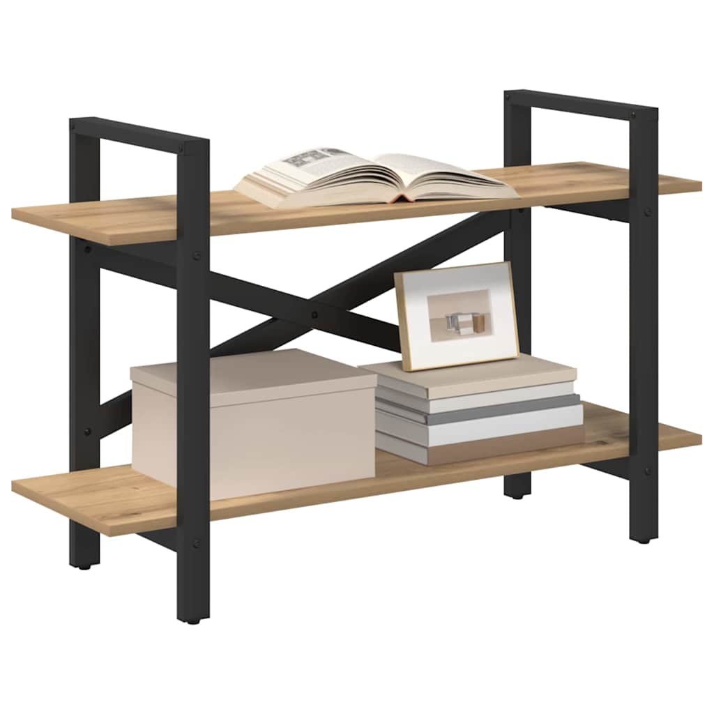 vidaXL Ράφι Βιβλίων Artisan Oak 100 x 33,5 x 64 εκ Επεξεργασμένο ξύλο