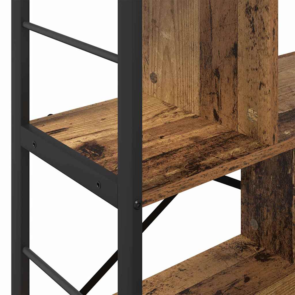 vidaXL Ράφι Βιβλίων Παλιό Ξύλο 75 x 30 x 91 εκ. Επεξεργασμένο ξύλο