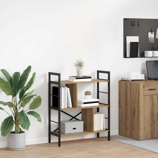 vidaXL Ράφι Βιβλίων Artisan Oak 75 x 30 x 91 εκ. Επεξεργασμένο ξύλο