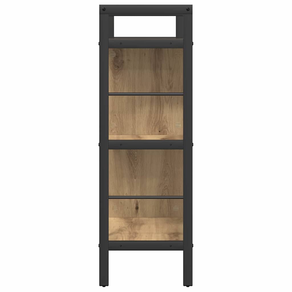 vidaXL Ράφι Βιβλίων Artisan Oak 75 x 30 x 91 εκ. Επεξεργασμένο ξύλο
