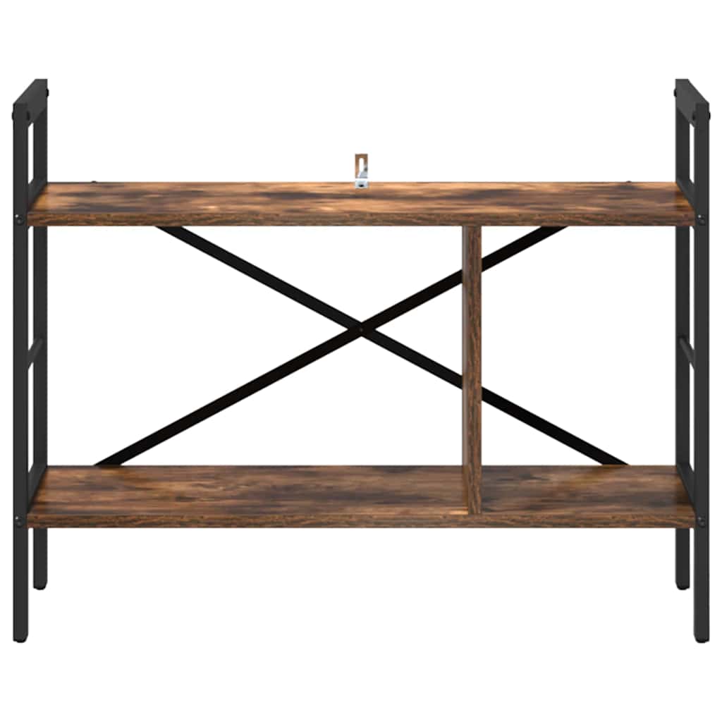 vidaXL Ράφι Βιβλίων Καπνιστό Δρύς 75 x 30 x 58,5 εκ.