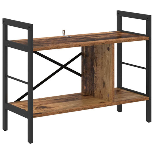 vidaXL Ράφι Βιβλίων Παλιό Ξύλο 75 x 30 x 58,5 εκ. Επεξεργασμένο ξύλο