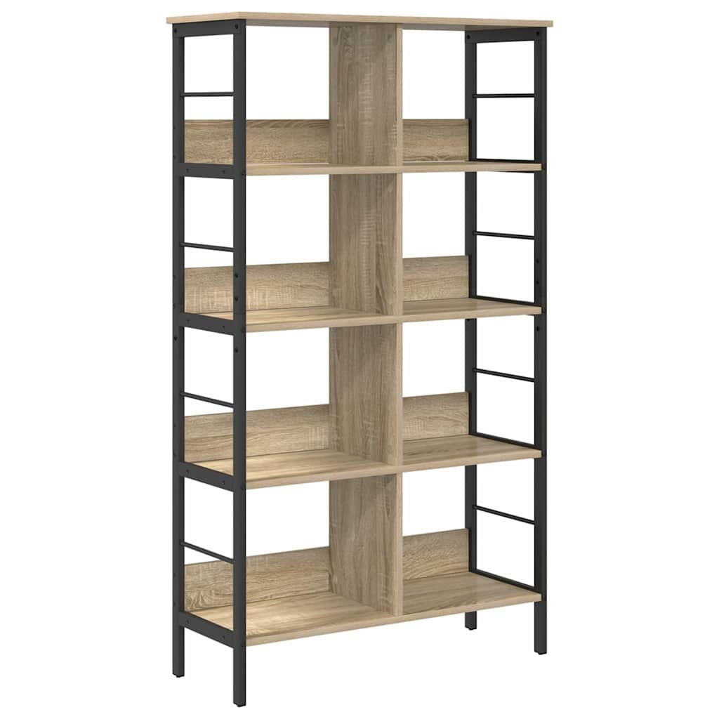 vidaXL Ράφι Βιβλίων Δρύς Sonoma 82 x 32 x 144,5 εκ. Επεξεργασμένο ξύλο