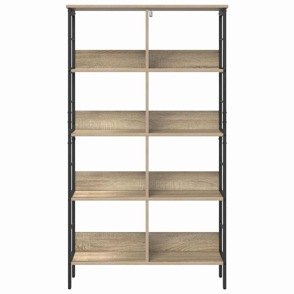 vidaXL Ράφι Βιβλίων Δρύς Sonoma 82 x 32 x 144,5 εκ. Επεξεργασμένο ξύλο