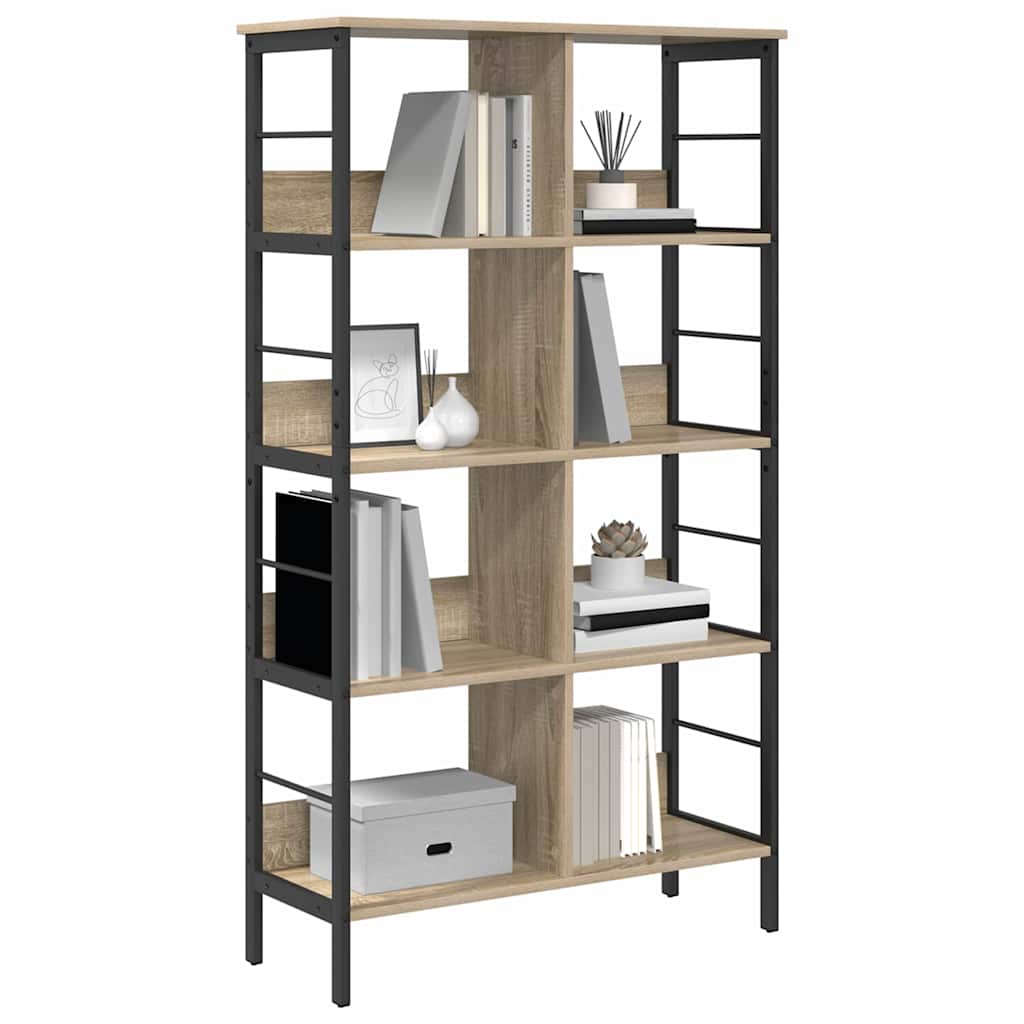 vidaXL Ράφι Βιβλίων Δρύς Sonoma 82 x 32 x 144,5 εκ. Επεξεργασμένο ξύλο