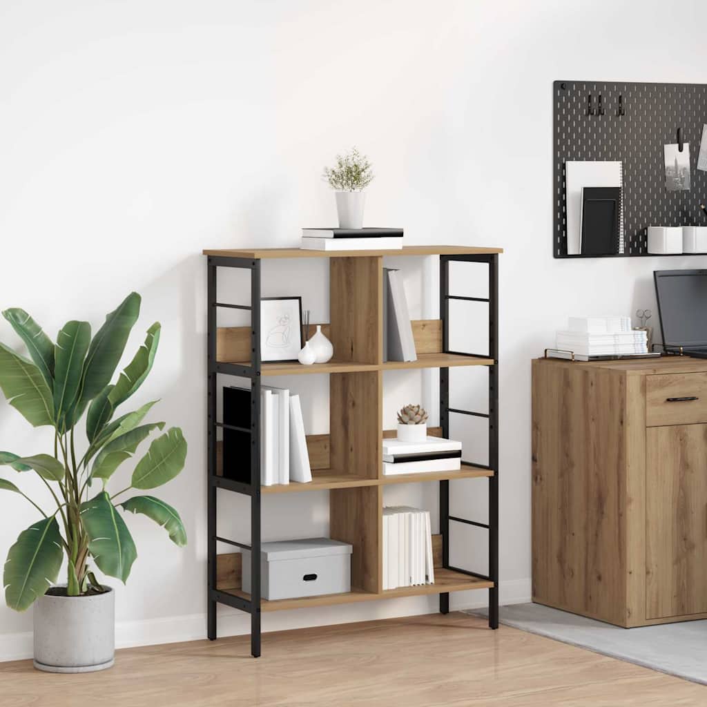 vidaXL Ράφι Βιβλίων Artisan Oak 82 x 32 x 112 εκ. Επεξεργασμένο ξύλο