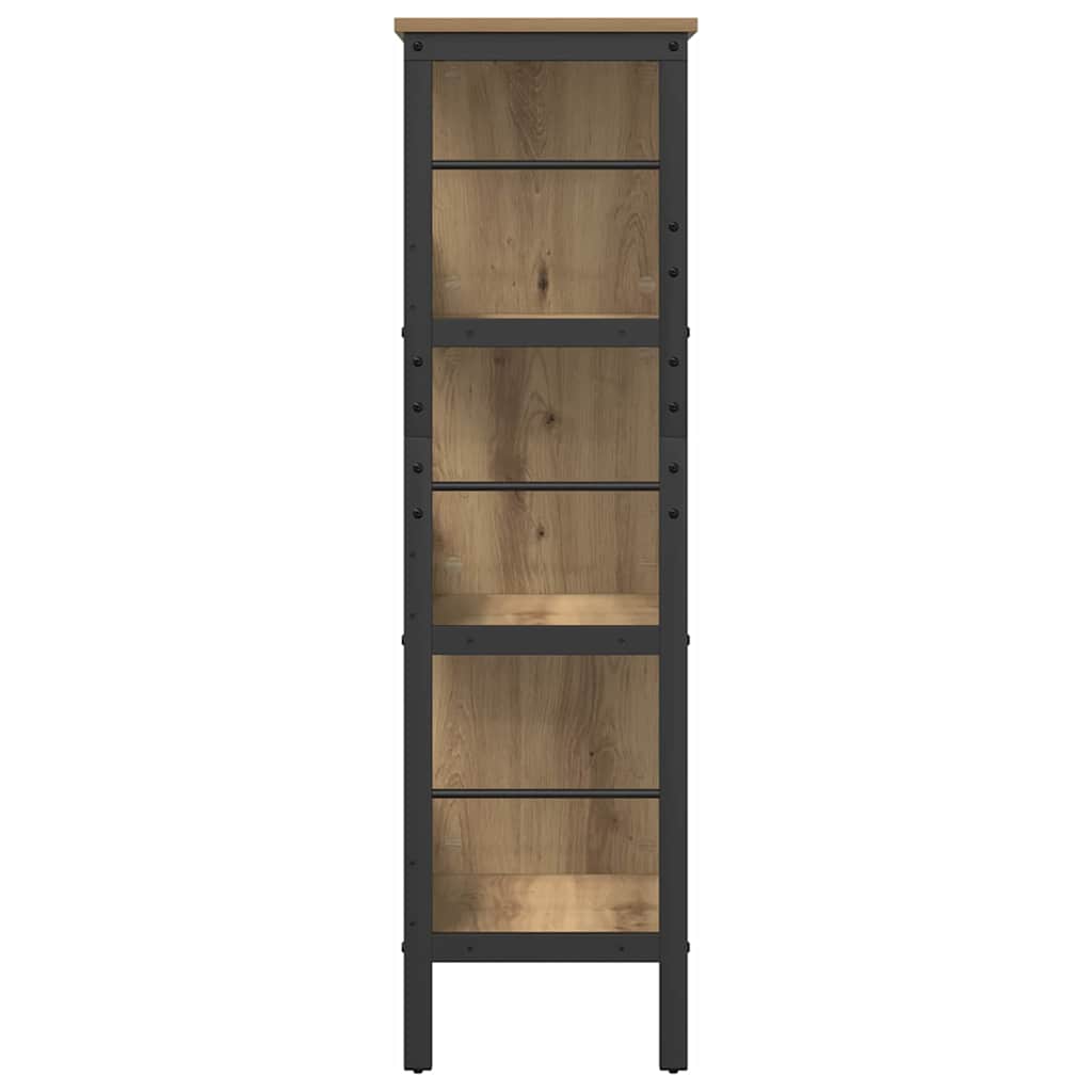 vidaXL Ράφι Βιβλίων Artisan Oak 82 x 32 x 112 εκ. Επεξεργασμένο ξύλο