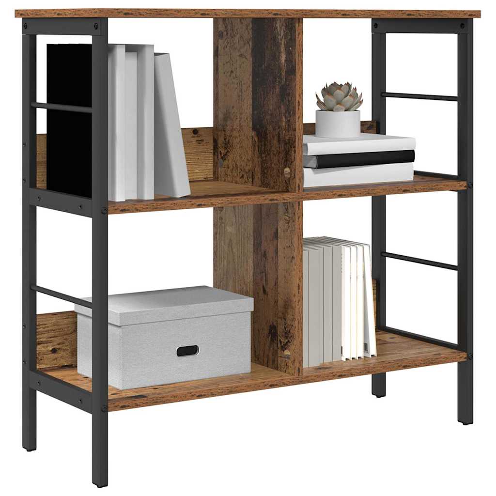 vidaXL Ράφι Βιβλίων Παλιό Ξύλο 82 x 32 x 79 εκ. Επεξεργασμένο ξύλο