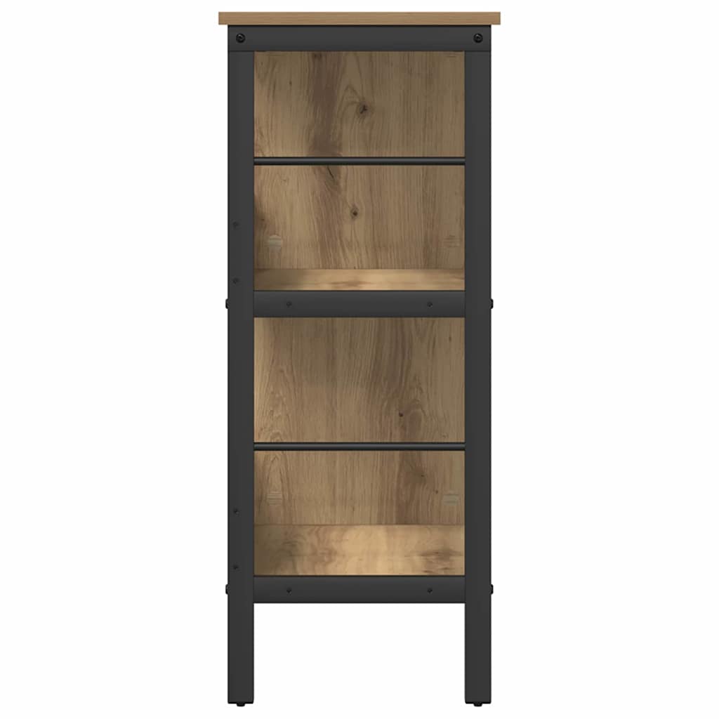 vidaXL Ράφι Βιβλίων Artisan Oak 82 x 32 x 79 εκ. Επεξεργασμένο ξύλο