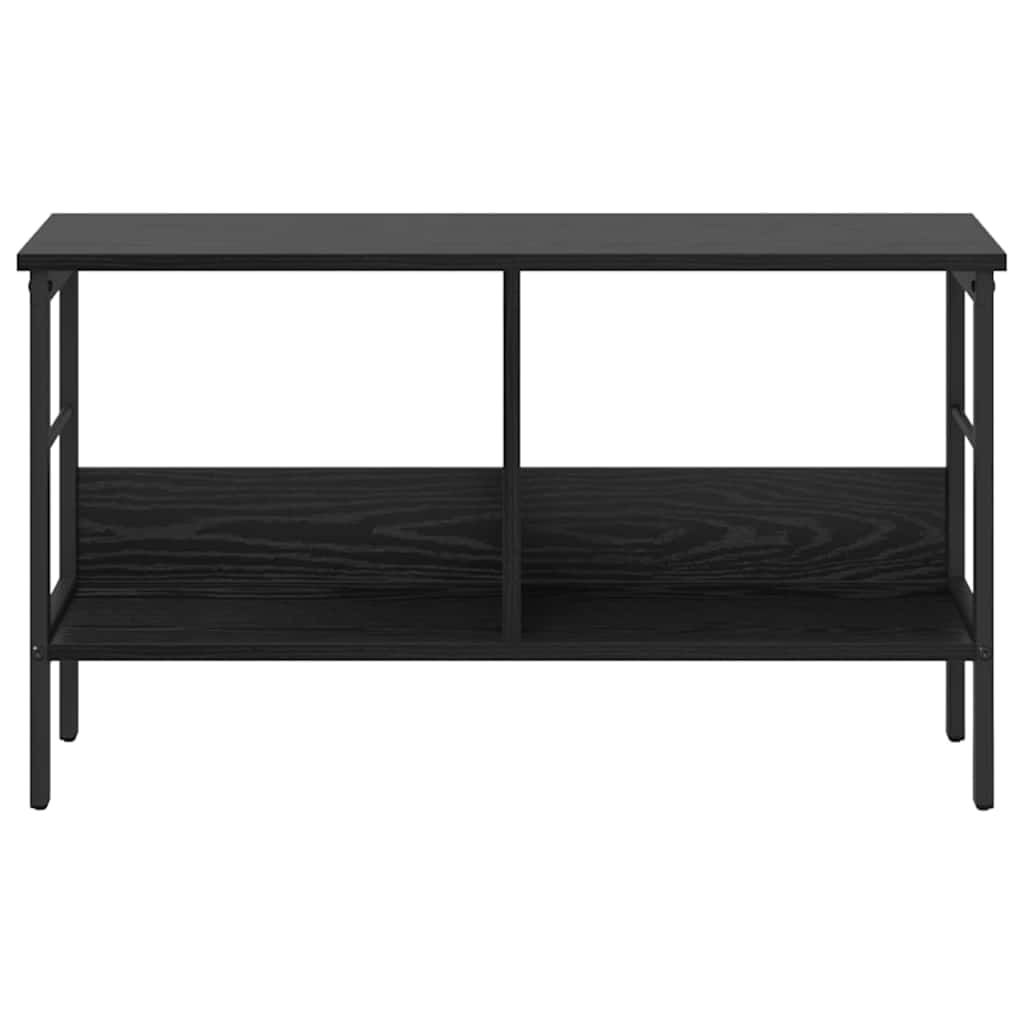 vidaXL Ράφι Βιβλίων Μαύρη Οξυά 82 x 32 x 47 εκ. Επεξεργασμένο ξύλο