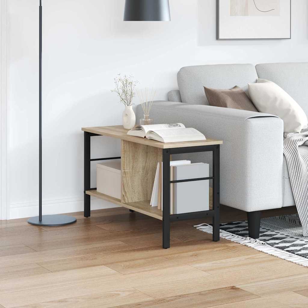 vidaXL Ράφι Βιβλίων Δρύς Sonoma 82 x 32 x 47 εκ. Επεξεργασμένο ξύλο