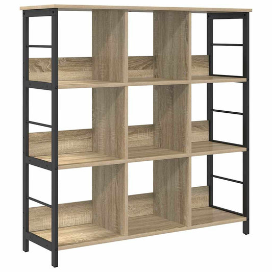 vidaXL Ράφι Βιβλίων Δρύς Sonoma 102 x 32 x 104,5 εκ.