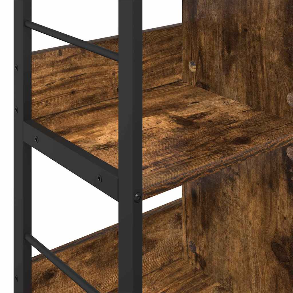 vidaXL Ράφι Βιβλίων Καπνιστό Δρύς 102 x 32 x 72,5 εκ.