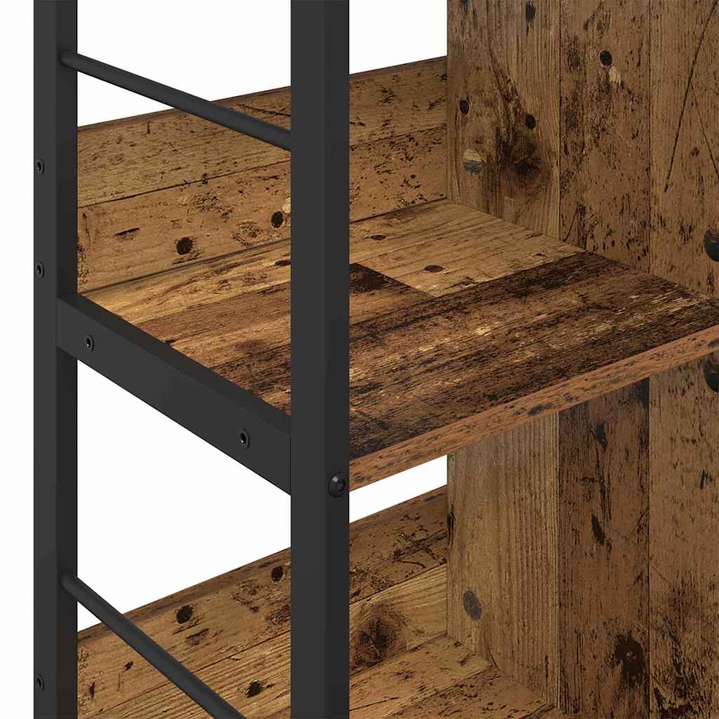 vidaXL Ράφι Βιβλίων Παλιό Ξύλο 102 x 32 x 72,5 εκ. Επεξεργασμένο ξύλο