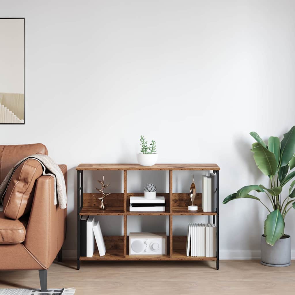 vidaXL Ράφι Βιβλίων Παλιό Ξύλο 102 x 32 x 72,5 εκ. Επεξεργασμένο ξύλο