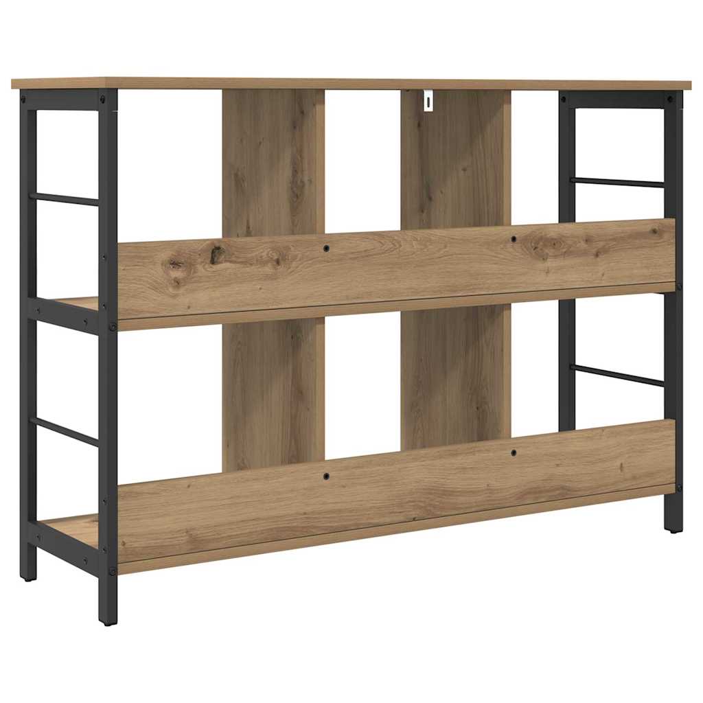 vidaXL Ράφι Βιβλίων Artisan Oak 102 x 32 x 72,5 εκ. Επεξεργασμένο ξύλο