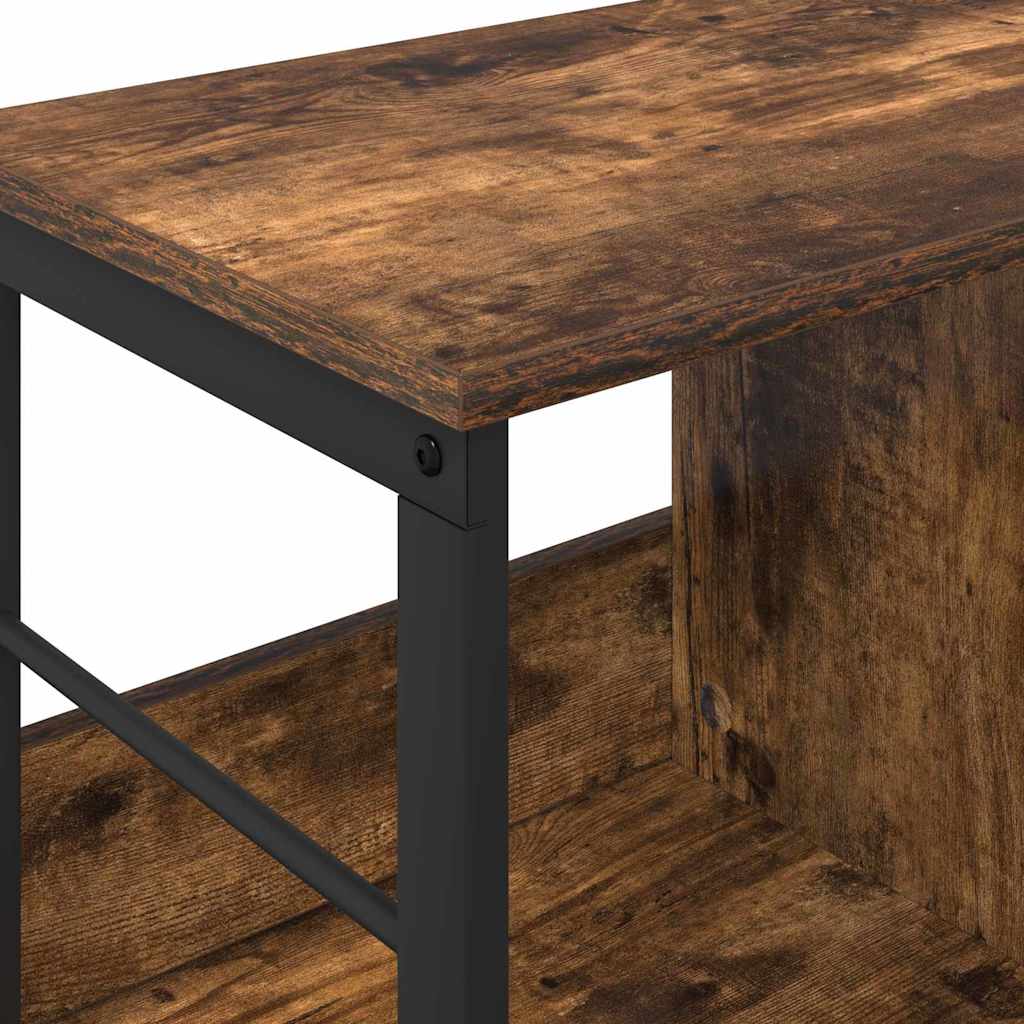 vidaXL Ράφι Βιβλίων Καπνιστό Δρύς 102 x 32 x 40,5 εκ.