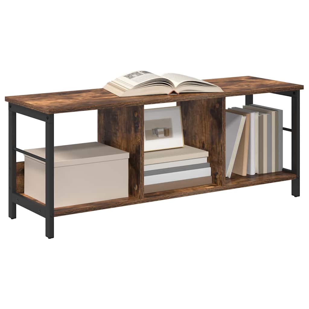 vidaXL Ράφι Βιβλίων Καπνιστό Δρύς 102 x 32 x 40,5 εκ.