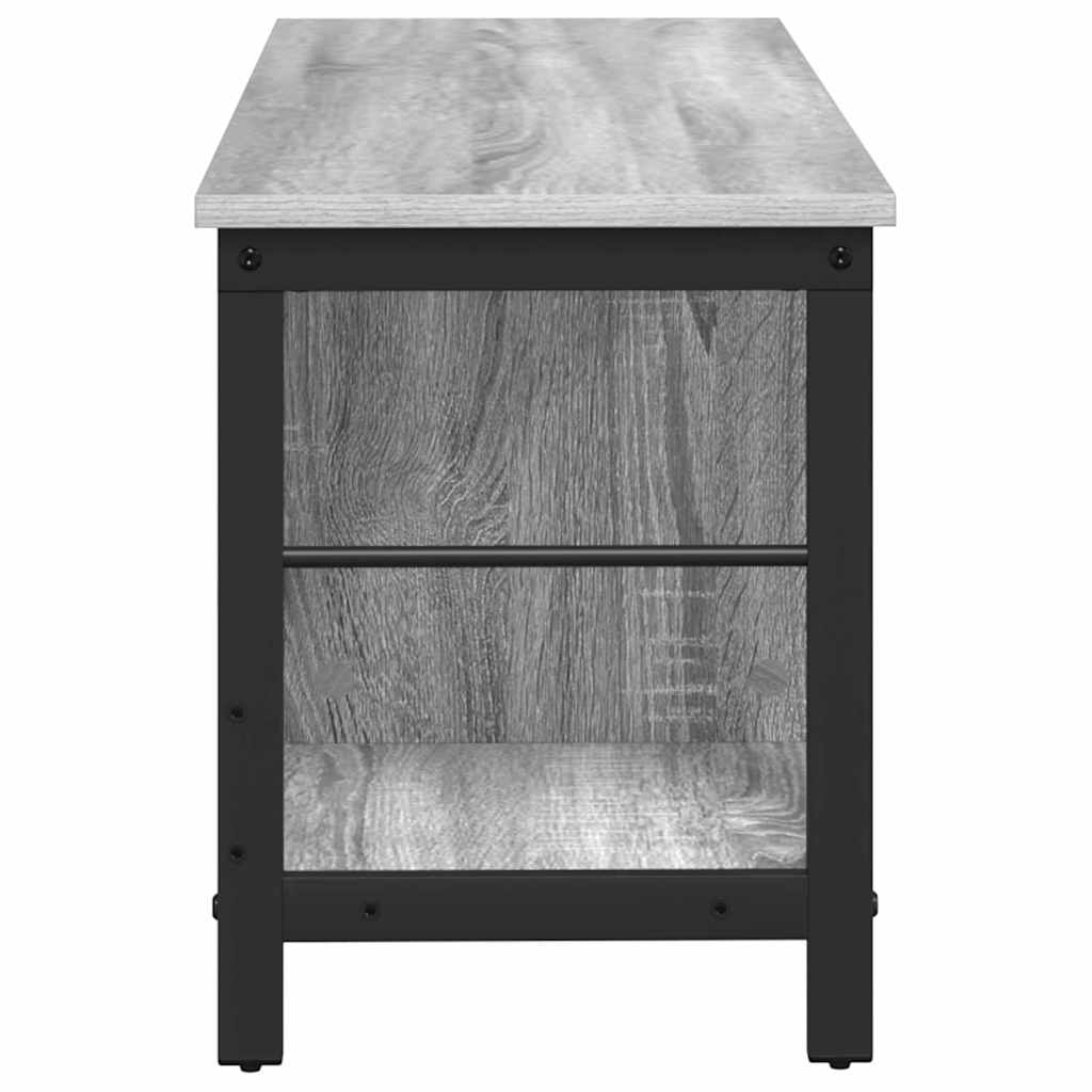 vidaXL Ράφι Βιβλίων Γκρίζο Σονομα 102 x 32 x 40,5 εκ.