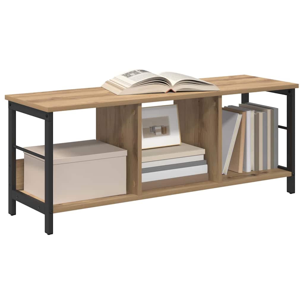 vidaXL Ράφι Βιβλίων Artisan Oak 102 x 32 x 40,5 εκ. Επεξεργασμένο ξύλο