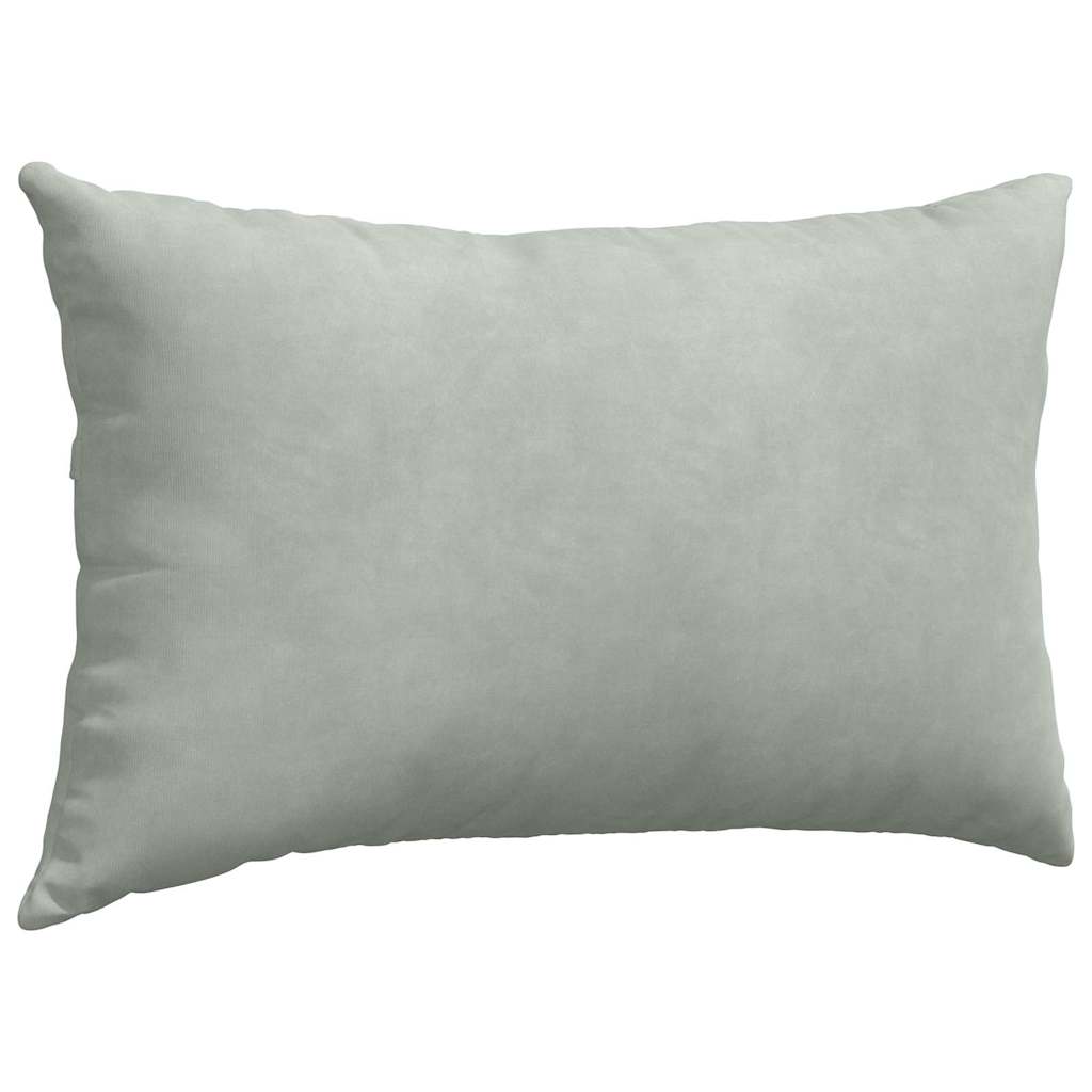 vidaXL Μαξιλάρι Καναπέ 2 pcs Ανοιχτό γκρι 50 x 30 cm