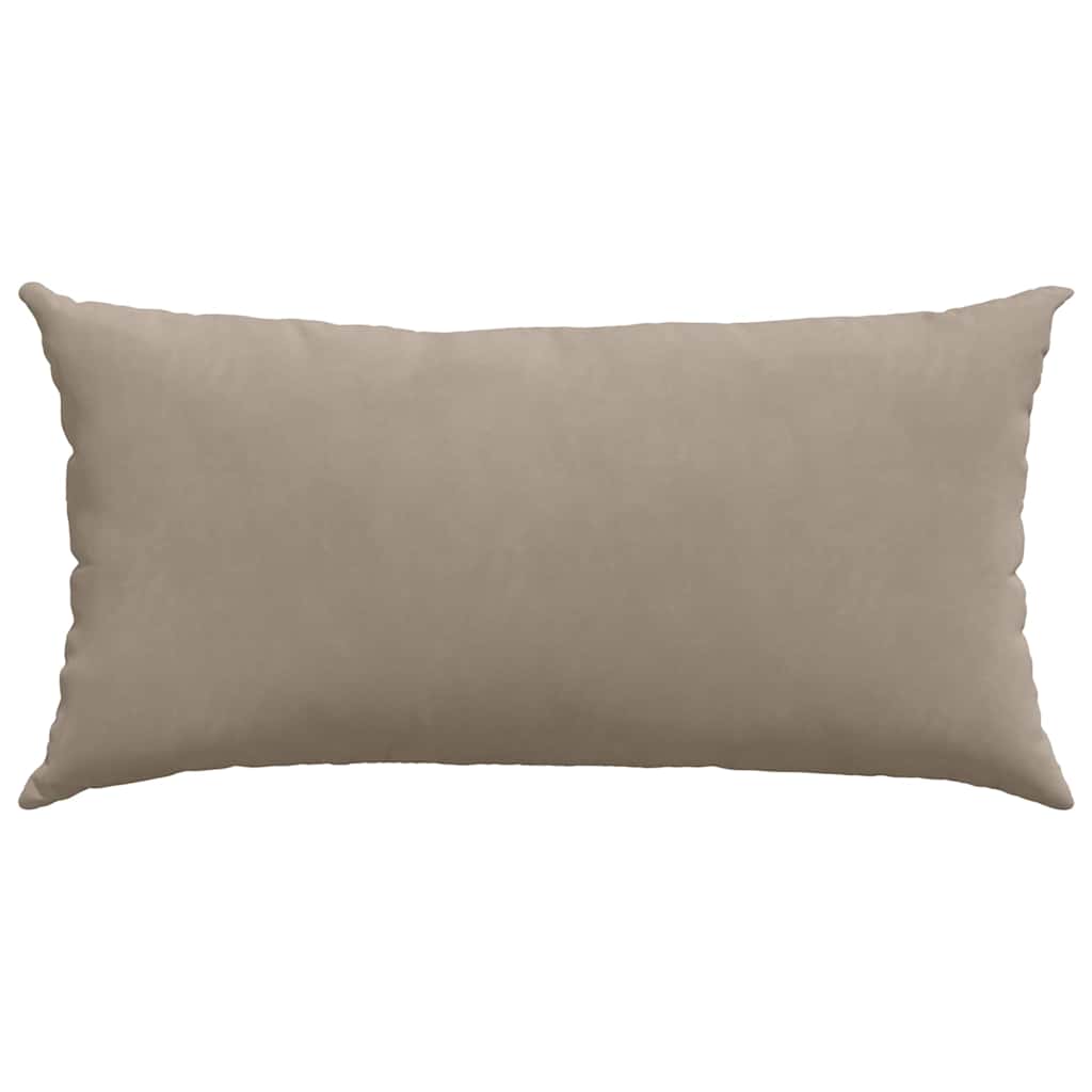 vidaXL Μαξιλάρι Καναπέ 2 pcs Taupe 80 x 40 cm ύφασμα