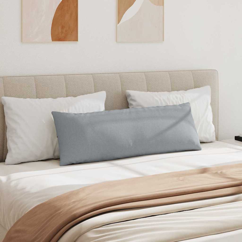 vidaXL Μαξιλάρι Καναπέ 2 pcs Ανοιχτό γκρι 120 x 40 cm ύφασμα