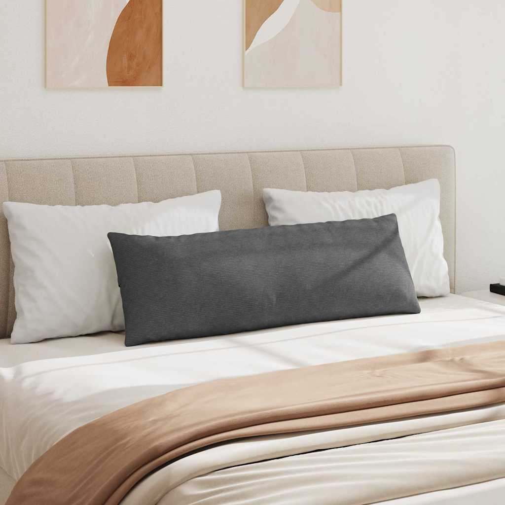 vidaXL Μαξιλάρι Καναπέ 2 pcs Σκούρο Γκρι 120 x 40 cm