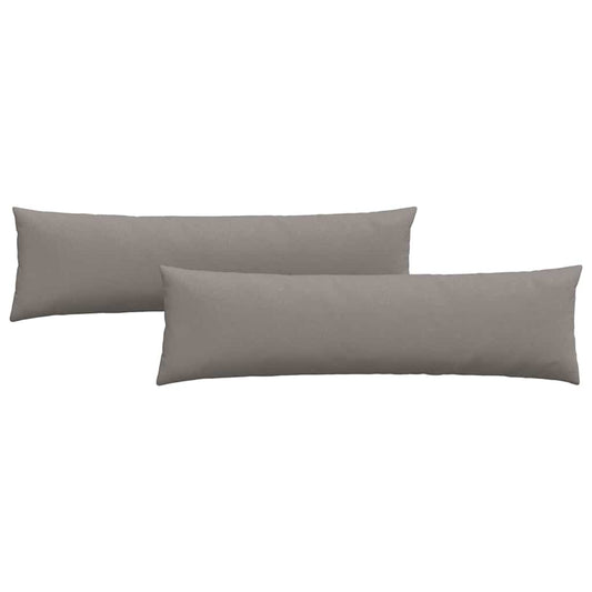 vidaXL Μαξιλάρι Καναπέ 2 pcs Taupe 145 x 40 εκ. ύφασμα