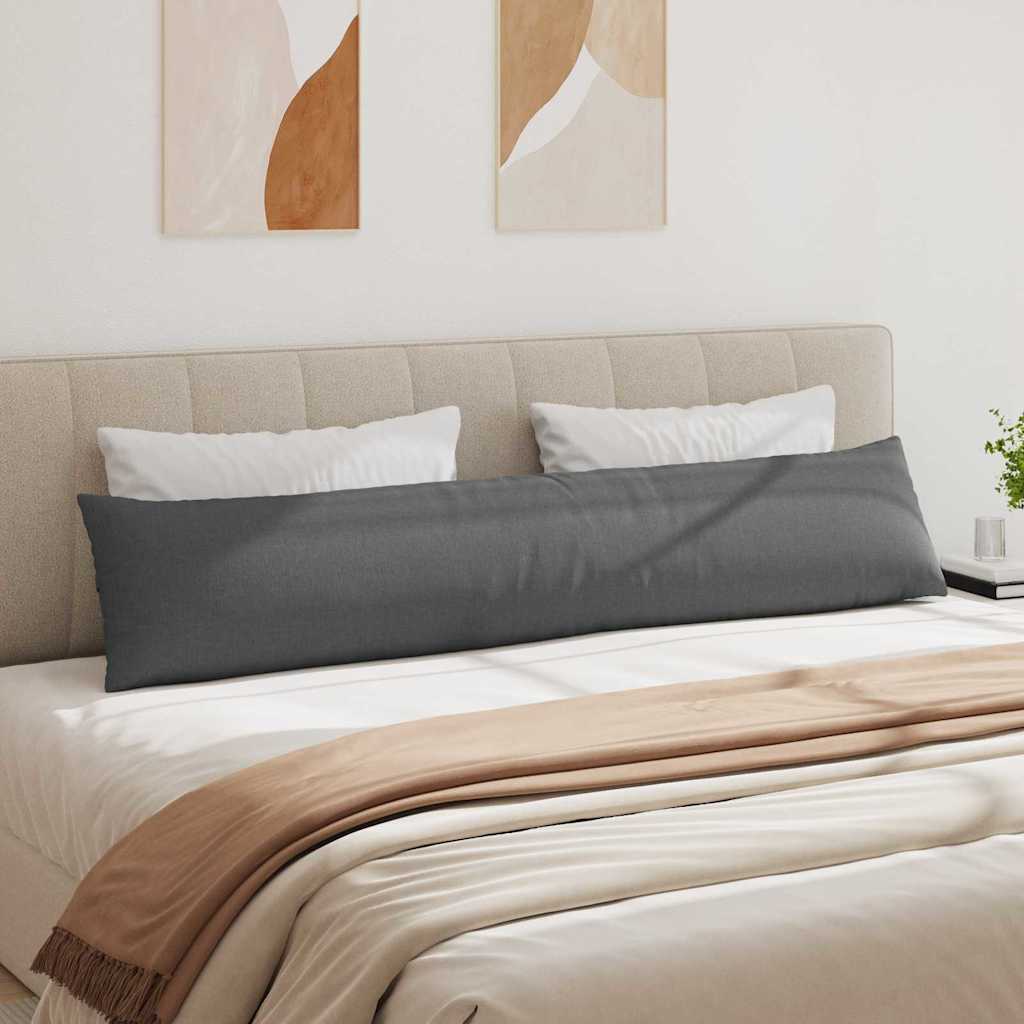 vidaXL Μαξιλάρι Καναπέ 2 pcs Σκούρο Γκρι 200 x 40 εκ. ύφασμα