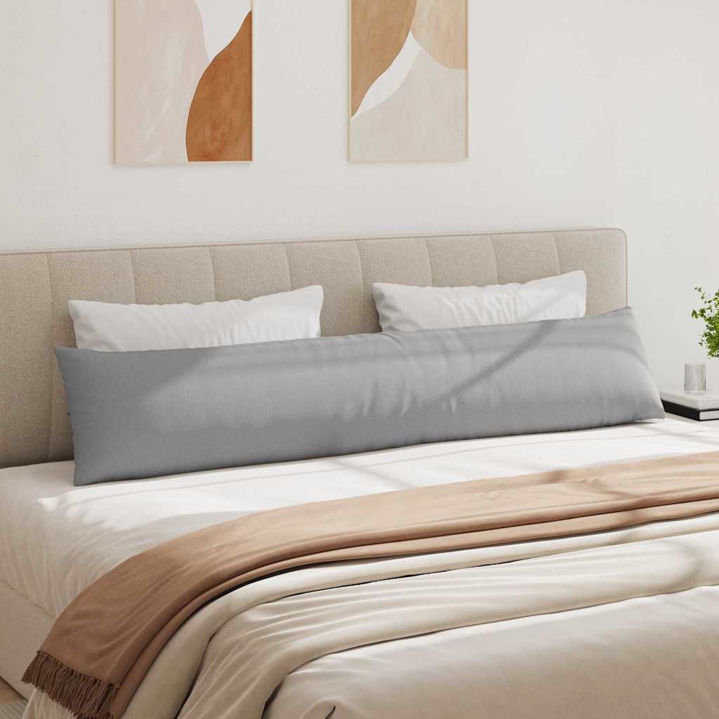 vidaXL Μαξιλάρι Καναπέ 2 pcs Γκρι 200 x 40 εκ. ύφασμα