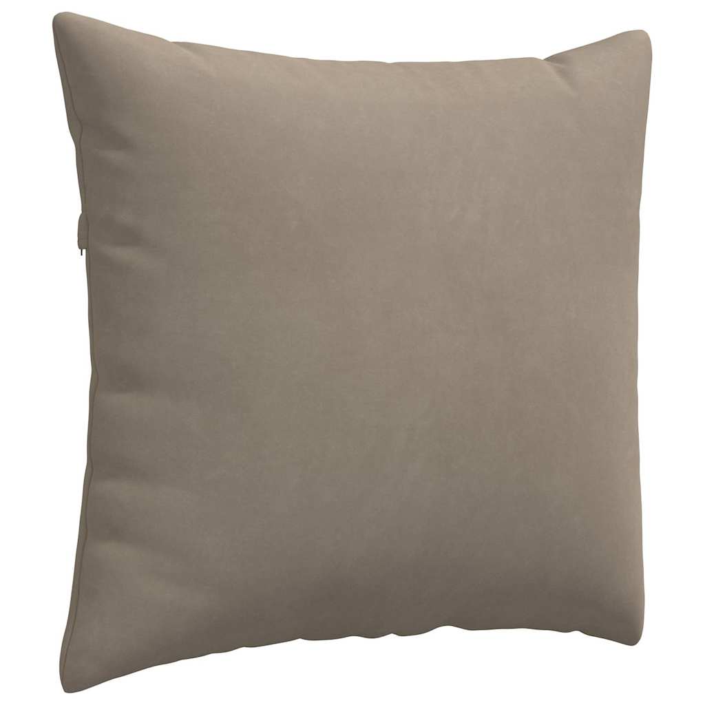 vidaXL Μαξιλάρι Καναπέ 2 pcs Taupe 50 x 50 cm ύφασμα