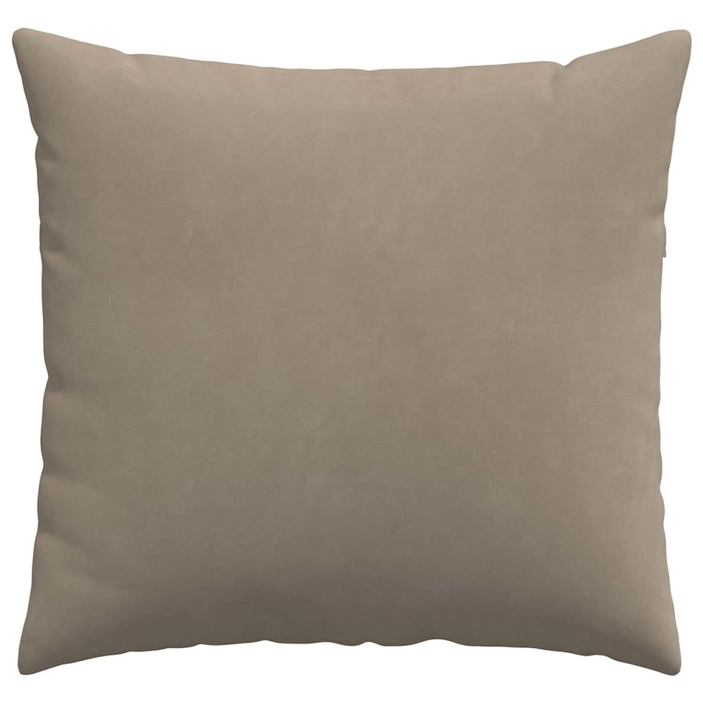 vidaXL Μαξιλάρι Καναπέ 2 pcs Taupe 50 x 50 cm ύφασμα