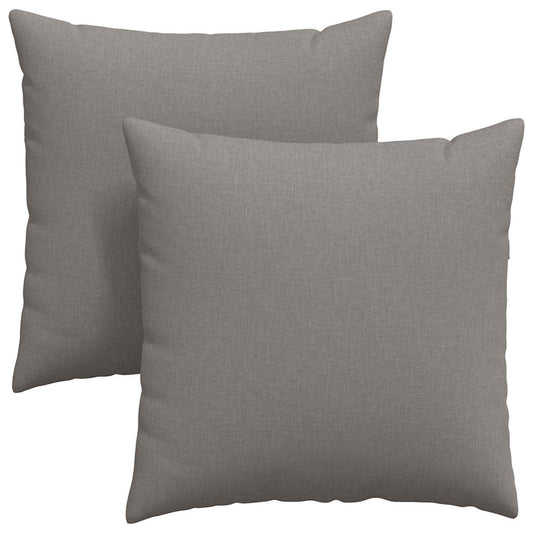 vidaXL Μαξιλάρι Καναπέ 2 pcs Taupe 60 x 60 cm ύφασμα