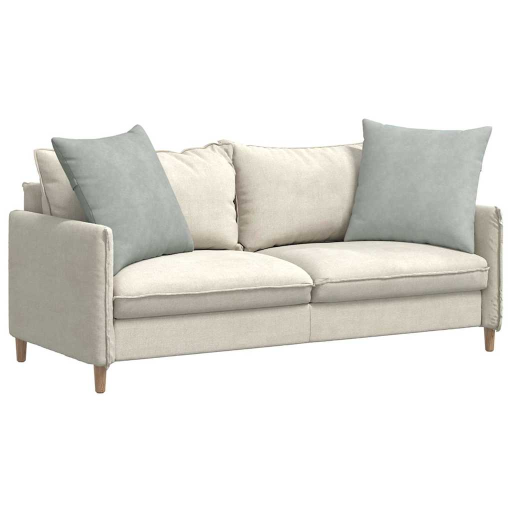 vidaXL Μαξιλάρι Καναπέ 2 pcs Ανοιχτό γκρι 60 x 60 cm