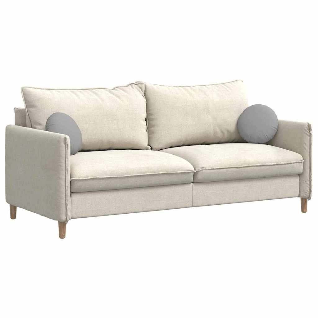 vidaXL Μαξιλάρια καθισμάτων 2 pcs Σκίουρος Γκρί Ø30 x 13 εκ ύφασμα