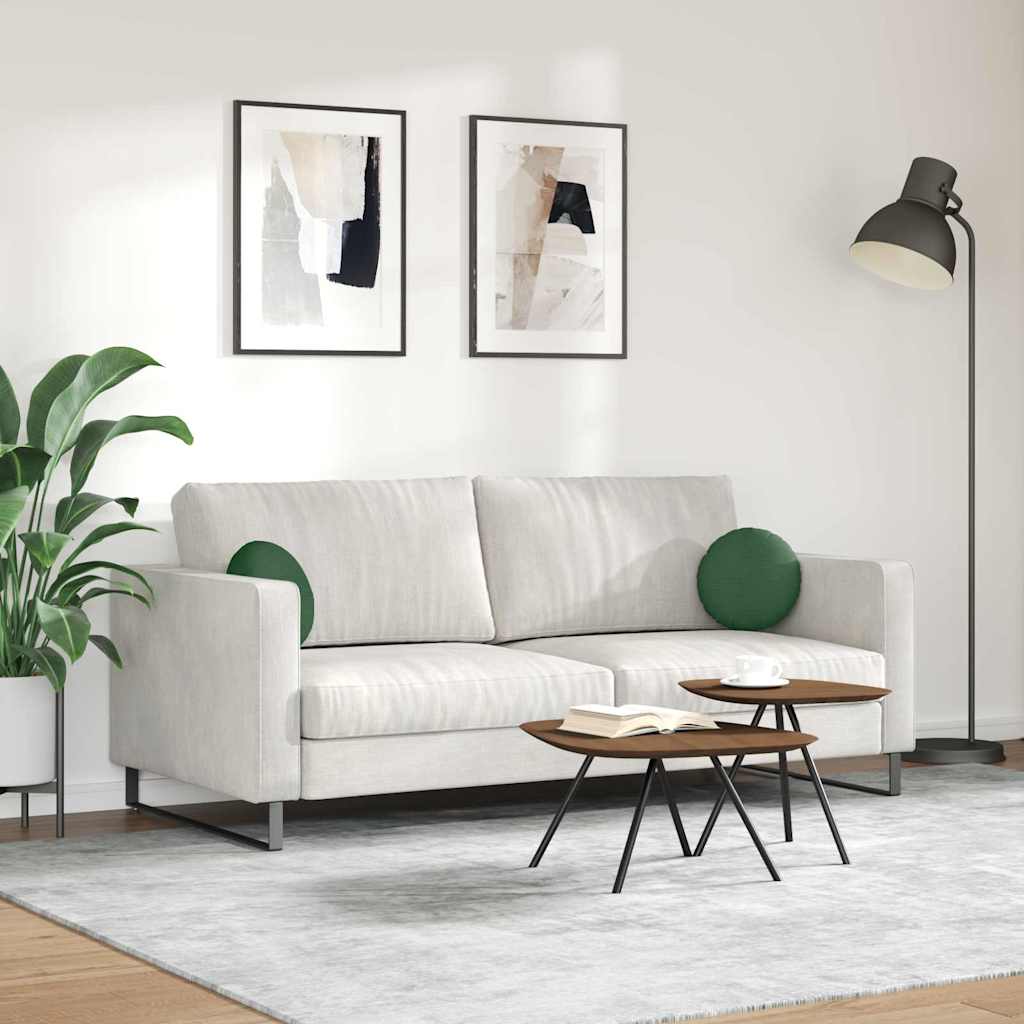 vidaXL Μαξιλάρια καθισμάτων 2 pcs Σκούρο Πράσινο Ø 30 cm