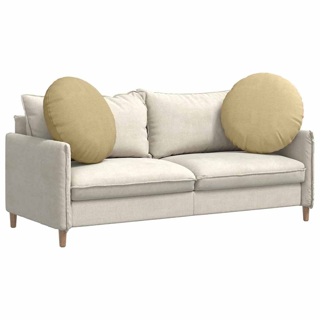 vidaXL Μαξιλάρια καθισμάτων 2 pcs Γκρι Πράσινο Ø 60 cm