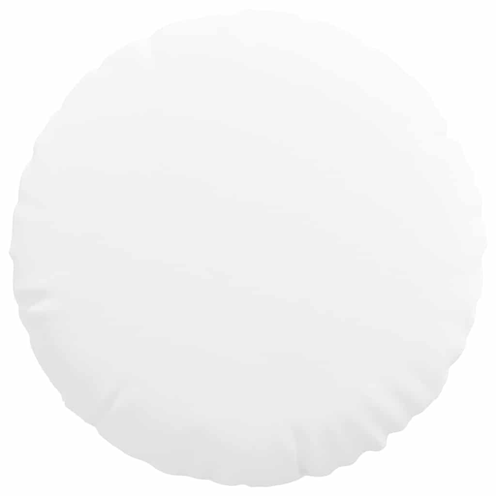 vidaXL Μαξιλάρια καθισμάτων 2 pcs Λευκό Ø80 x 29 εκ ύφασμα