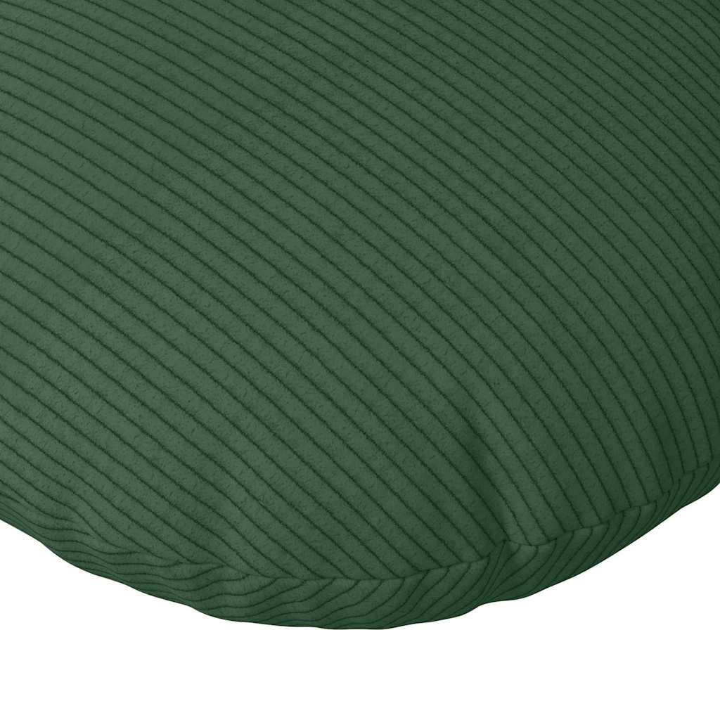 vidaXL Μαξιλάρια καθισμάτων 2 pcs Σκούρο Πράσινο Ø 80 cm