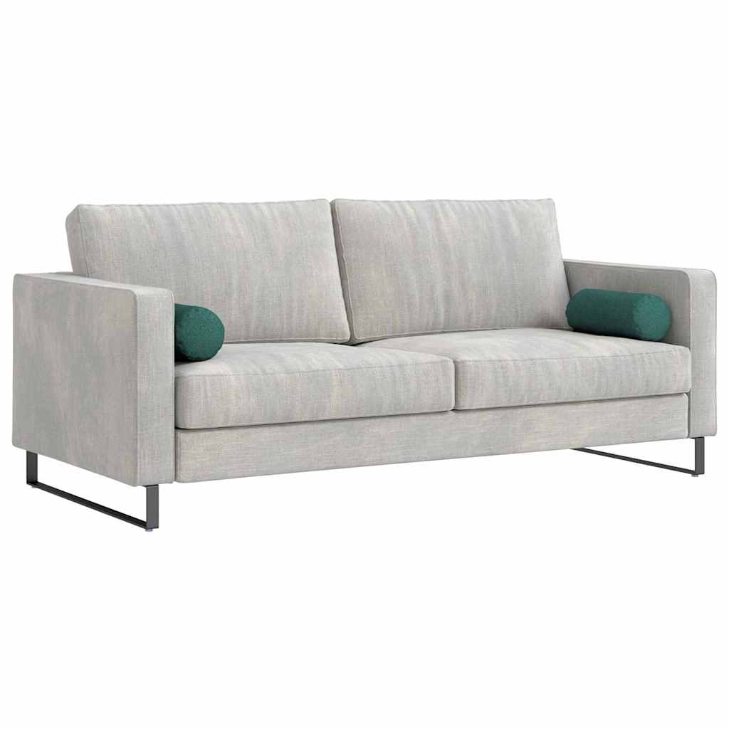 vidaXL Μαξιλάρια Στήριγμα 2 pcs Σκούρο Πράσινο Ø 15 x 40 εκ ύφασμα