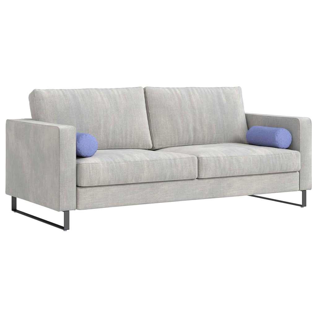 vidaXL Μαξιλάρια Στήριγμα 2 pcs Μπλε τζην Ø 15 x 40 εκ ύφασμα