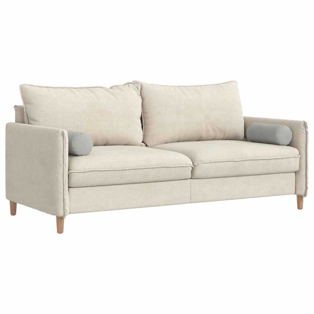 vidaXL Μαξιλάρια Στήριγμα 2 pcs Ανοιχτό γκρι Ø 15 x 40 εκ