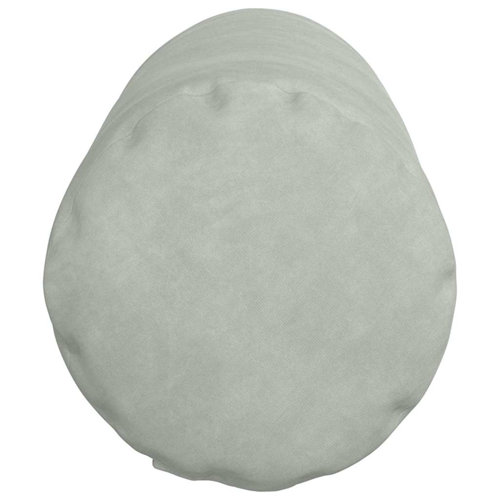 vidaXL Μαξιλάρια Στήριγμα 2 pcs Ανοιχτό γκρι Ø 25 x 70 cm