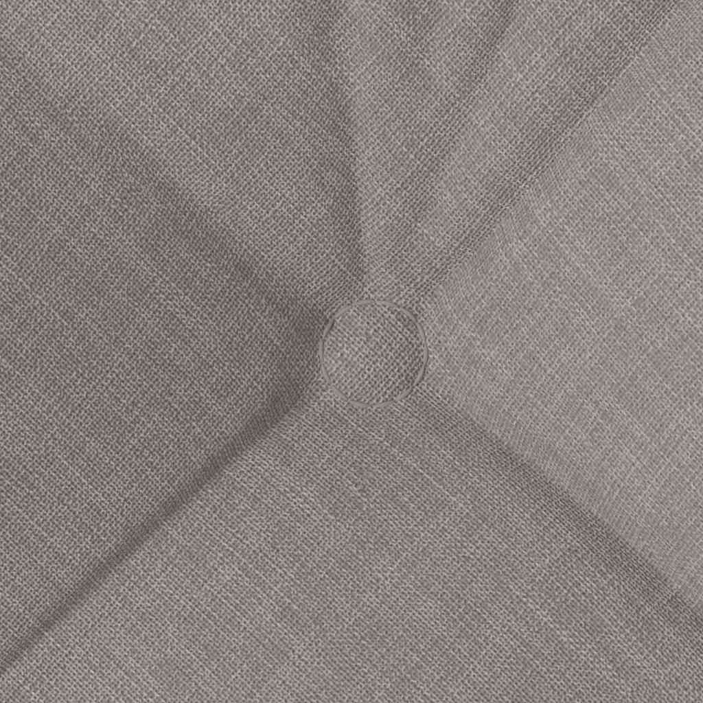vidaXL Μαξιλάρια καθισμάτων 4 pcs Taupe 45 x 45 x 12 εκ. ύφασμα