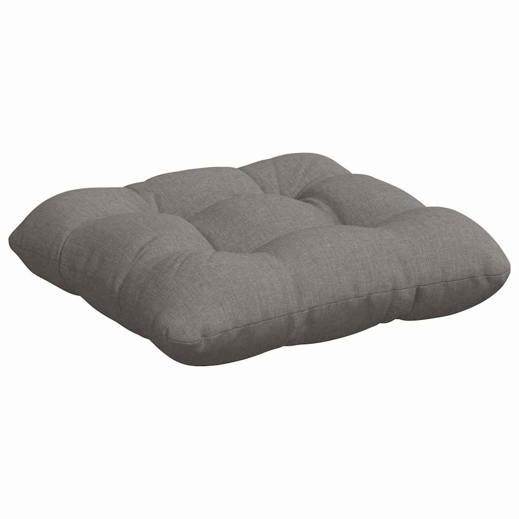 vidaXL Μαξιλάρια καθισμάτων 4 pcs Taupe 45 x 45 x 12 εκ. ύφασμα